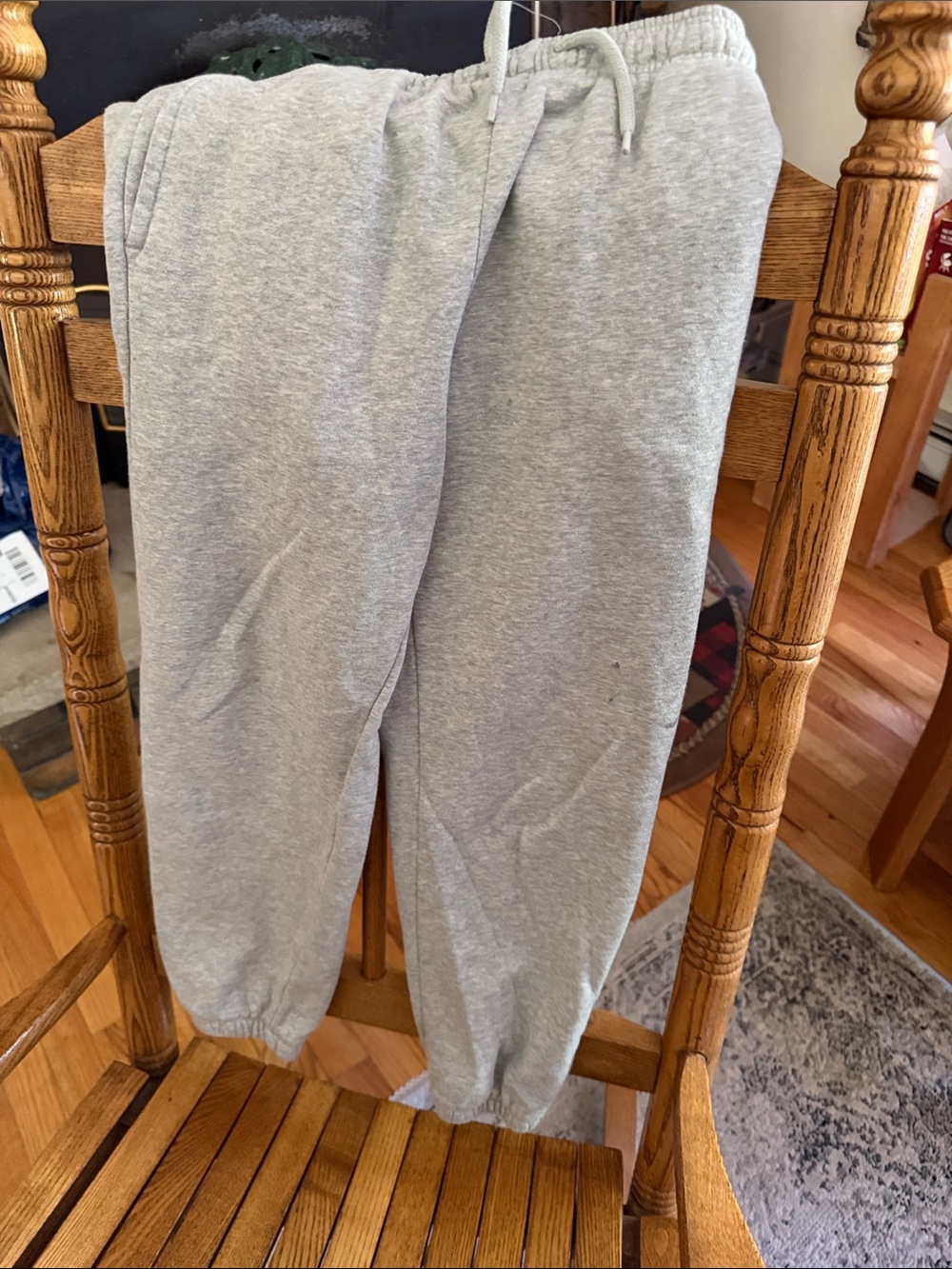 GAP Kids Heather Gray Drawstring Joggers